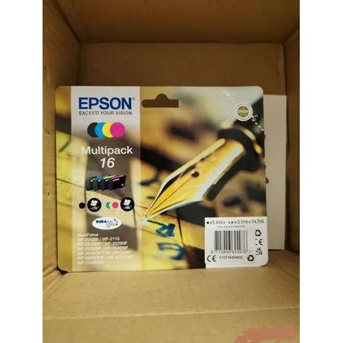 16 Pen & Crossword Genuine Multipack, 4-colours Ink Cartridges, DURABrite Ultra Ink