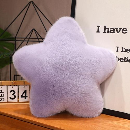 Moon Star Heart Sky Pillow Plush Purple Pink Yellow Fluffy Cushion Decor Sofa Chair Back Support Party Prop Ladies Gift