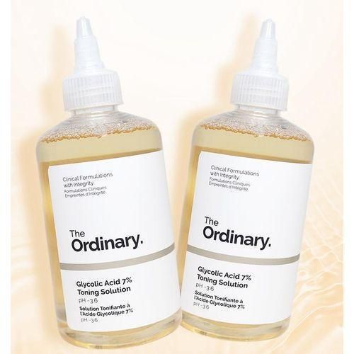 Glycolic Acid 7 Exfoliating Toner that smooths skin texture evens tone and enhances luminosity