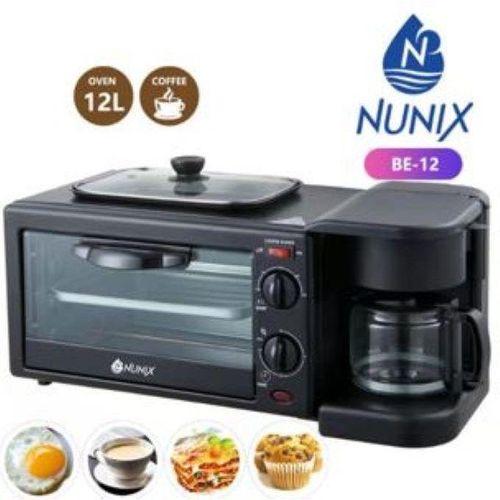 Nunix 3 In 1 Breakfast Maker With Oven And Coffee Maker