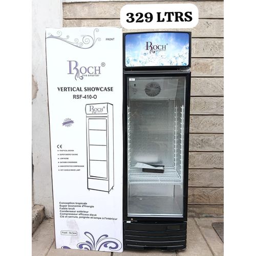 329Litres Extra Large Capacity Vertical Showcase Chiller / Showcase Refrigerator Perfect for Restaurant and Commercial Shops and General Traders