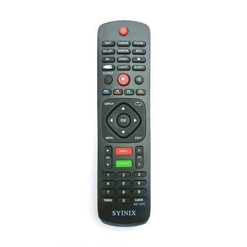 Remote Control Replacement AD1569 for Syinix Digital TV.