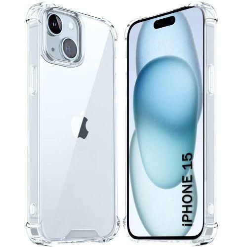Crystal Clear Hard PC Back Cover Case For IPhone 15