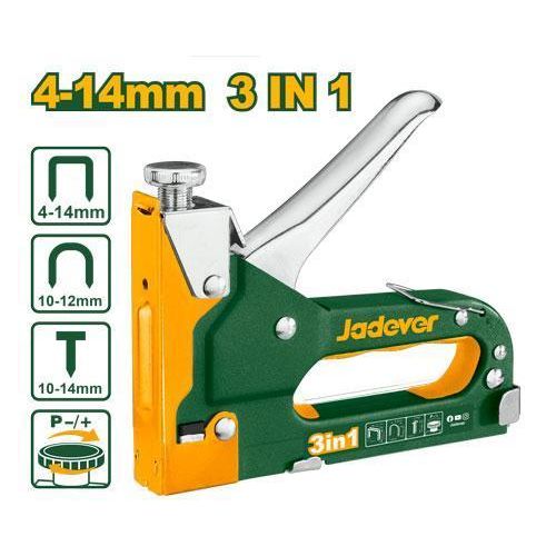 3 in 1 Staple Nail Steel Gun Kit with 4-14mm Manual Staple Gun for Upholstery Fixing Material Decoration Carpentry Furniture