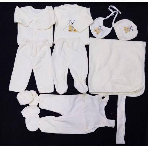 11 PCS UNISEX NEW BORN BABY RECEIVING SET