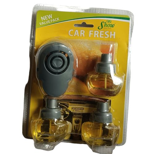 Citrus CAR FRESH AIR FRESHENER DIFFUSER Aromatherapy WITH TWO ADDITIONAL REFILLS Natural Aroma reed nk
