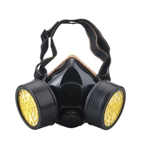 Double Respirator Gas Mask – Industrial Face Protection for Dust & Fumes
