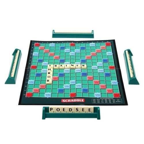 Scrabble With 4 Maximum Player Crossword Game- Small Size