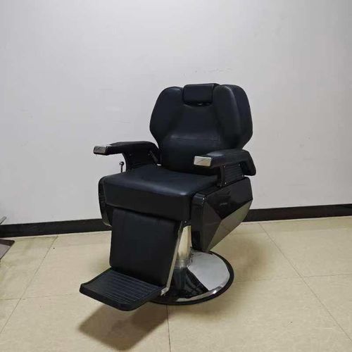 Heavy-Duty Jumbo Barber Chair Extra Wide Seat Strong Hydraulic Luxury Finish
