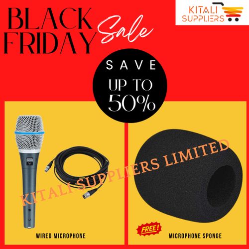 Beta 87 Wired Microphone + free microphone sponge