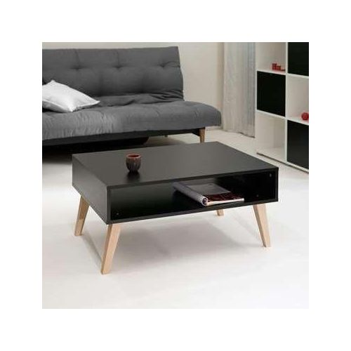 RANDAAL II Wooden Coffee Table with storage