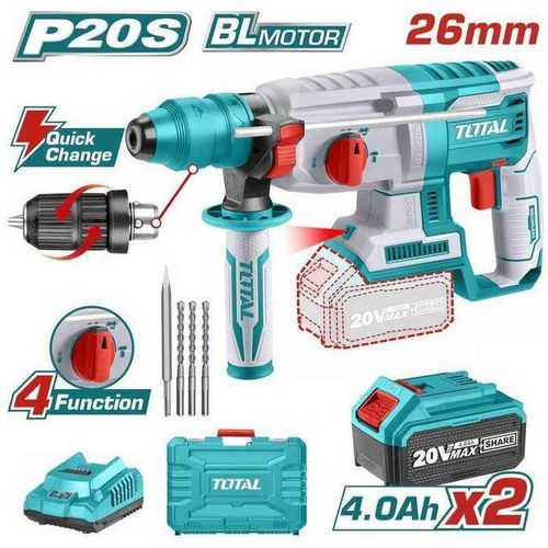 9 Lithium-Ion rotary hammer 26mm 20v