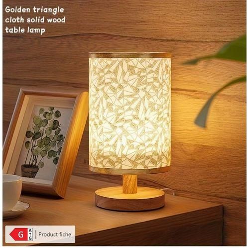 Linen Touch Desk Lamp With Warm White Light USB Powered, Fixed Brightness