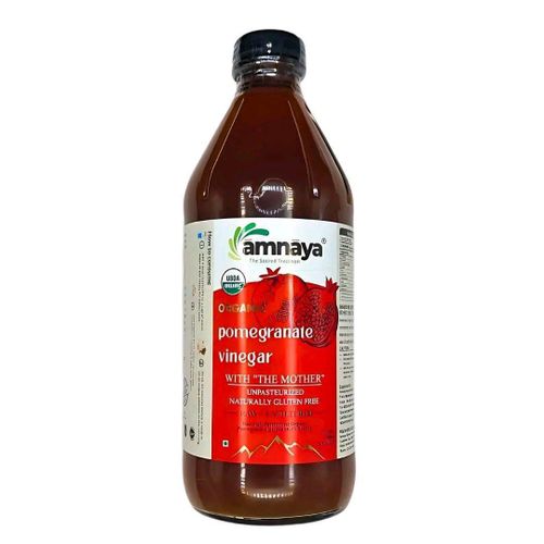 Organic Pomegranate Vinegar WITH THE MOTHERUNPasteurized Naturally Gluten Free RAW PLUS UNFILTERED-500ml