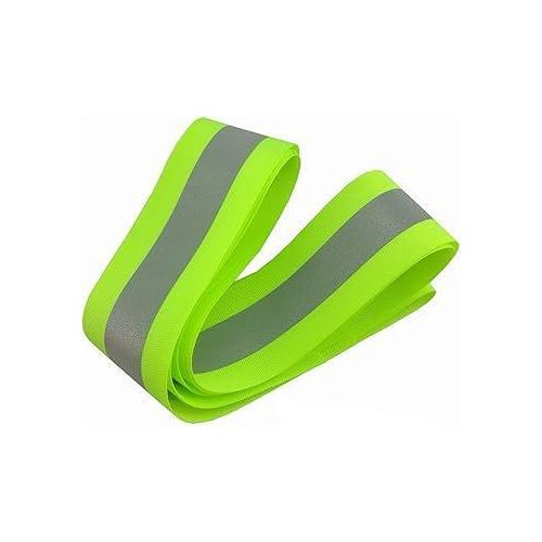 -10metres Reflective stripe material luminous green