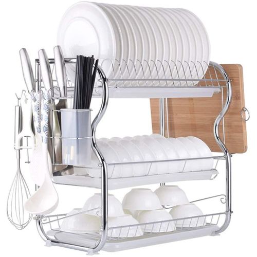 3layer dishrack stainless Steel