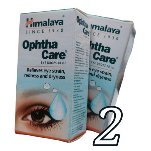 2 Pieces Ophtha Care Ophthacare Eye Drops