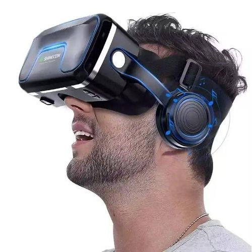 VR Shinecon Headset with HD Lens & Hi-Fi Sound – Best 3D Virtual Reality Experience for All Smartphones