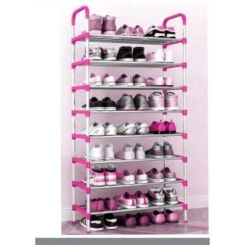 Executive Adjustable Portable 8 Layer Shoe Rack