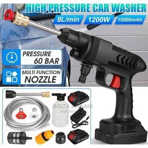 Wireless Car Wash Machine Spray High Pressure Cordless With 2 Batteries