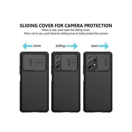 Case for Samsung Galaxy A53 5G (6.5" Inch) Pro Slider Camera Close & Open Double Layered Protection TPU + PC
