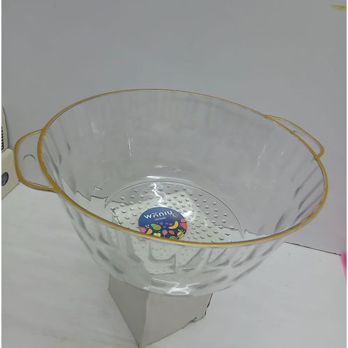 Acrylic Fruit Bowl Fruit Basket Holder Salad Bowls Popcorn Chips Dips Condiments