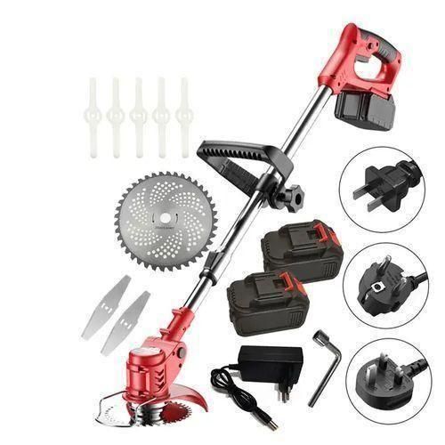 Cordless Electric Grass Trimmer Brush Cutter Lithium Tool Battery Brush Cutting Machine Grass Cutter Hand Held
