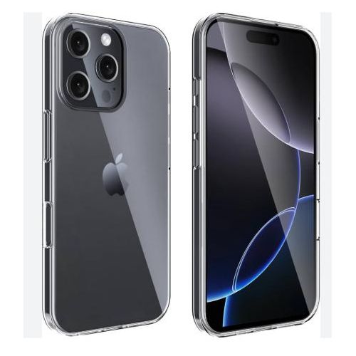 Ultra-Slim Premium Transparent Clear Case Cover for iPhone 16 Pro – Transparent Anti-Yellowing Shockproof TPU