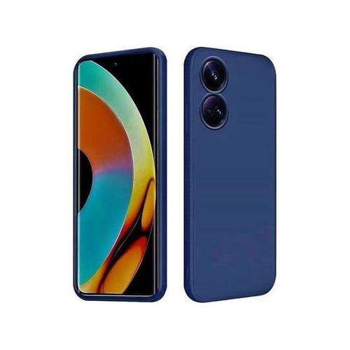 Silicone back cover for Oppo A98 – Stylish Soft-Touch Protective Cover – Navy Blue