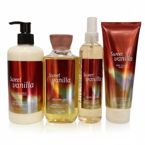 Sweet Vanilla Feminine Skincare & Fragrance Set – Soft Skin & Irresistible Vanilla Scent