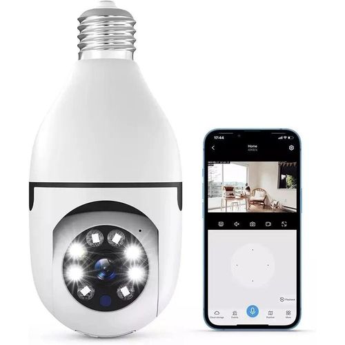 V380 Pro 2.4g Wi-Fi Bulb Camera with Two-Way Audio