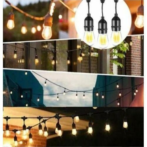10meter 10bulbs Outdoor string lights, commonly used for patio or garden decoration- bulbs not included