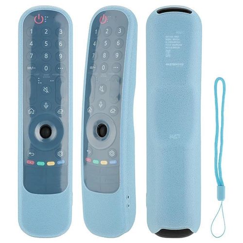 LG Magic Voice Remote Control With Pointer for Smart TV + Clear(BLUE) Silicone Cover