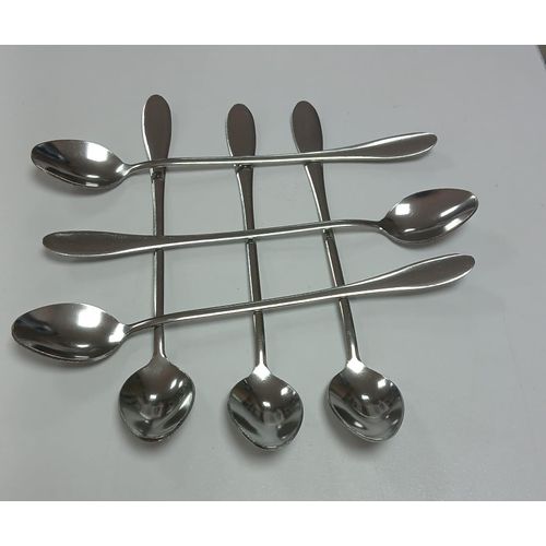 EXTRA Heavy gauge Long Tea Spoons 6 PCS