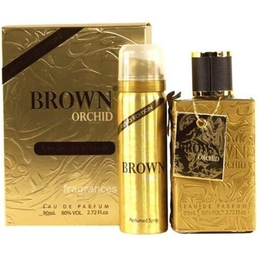 Brown Orchid GOLD EDITION 80ML EDP + Free Deo Inside