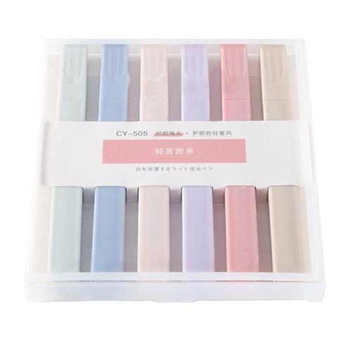 6 Pieces Highlighters Pens Set Writing Marker