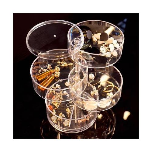 Multi-Layers Rotate Jewelry Box Organizer