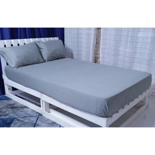 Fitted Cotton Bedsheets, 1 fitted bedsheet 2pillowcases