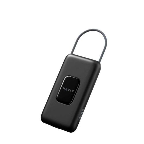 PB32 225W 10000mAh power bank with USB C cable and a portable carrying lanyard