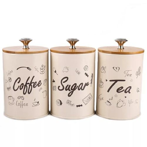 3pcs Retro Tea Coffee Sugar