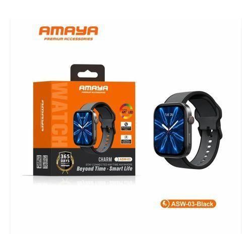 Amaya ASW-03 Sports Smartwatch – Ultimate Fitness Companion With Bluetooth Calling & Power-Saving Mode