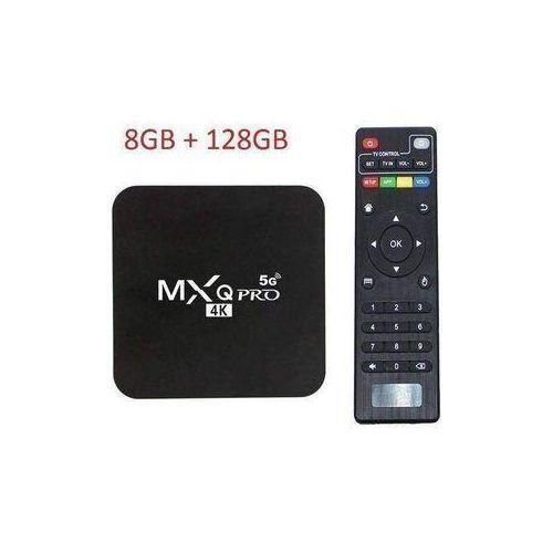Mx Pro Android Tv Box Android 14.1 Smart TV Box – 8GB RAM, 128GB ROM, 4K Ultra HD, YouTube Live, APP, NETFLIX-BLACK