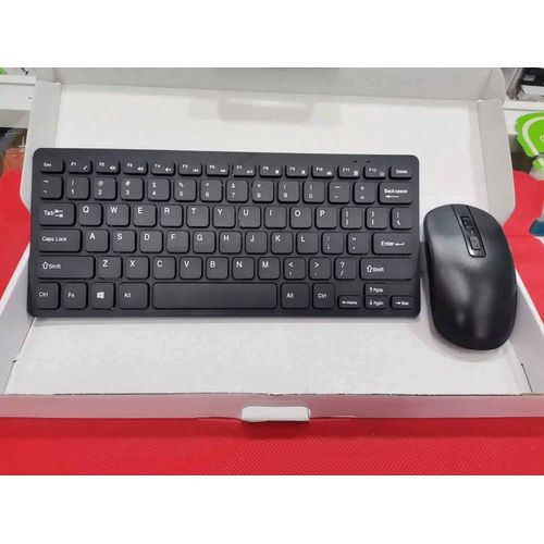 Wireless Mini Keyboard + Mouse Combo Set
