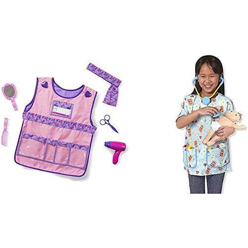 Hair Stylist Role Play Costume Dress-Up Set (7 Pcs)