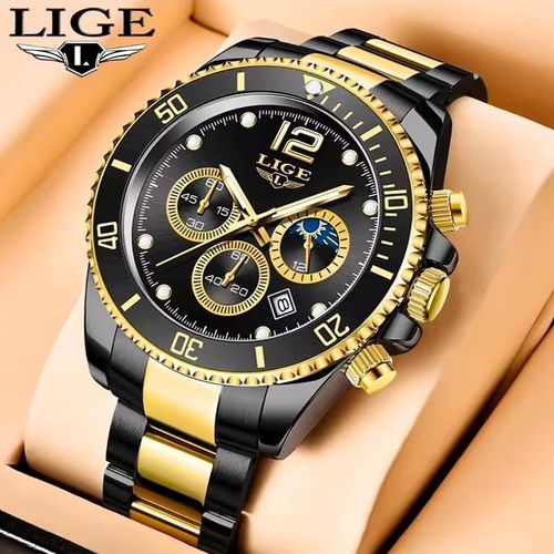 Mens Functional Chronograph Wrist Watch