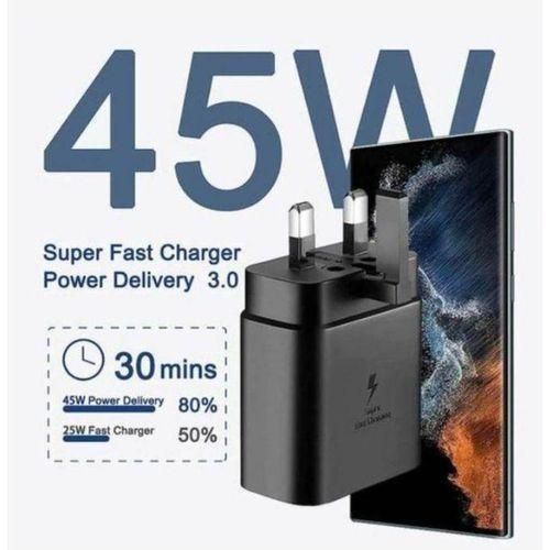 Smartphone 45W FAST CHARGER With Type C Output For Galaxy