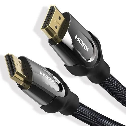 Nylon Braided HDMI Cable 10M Black Metal Type-VAA-B05-B1000