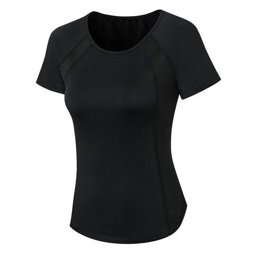Tight Round Neck Sports Short Sleeve T-shirt For Ladies