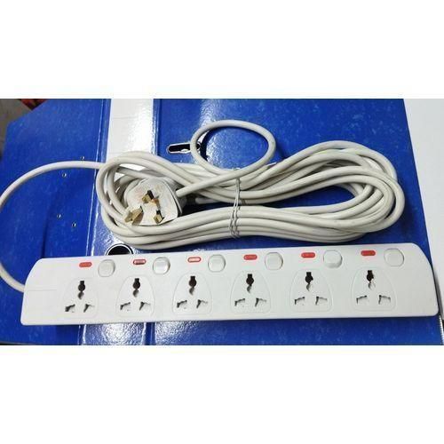 6-Way Power Extension Cable 10m Long
