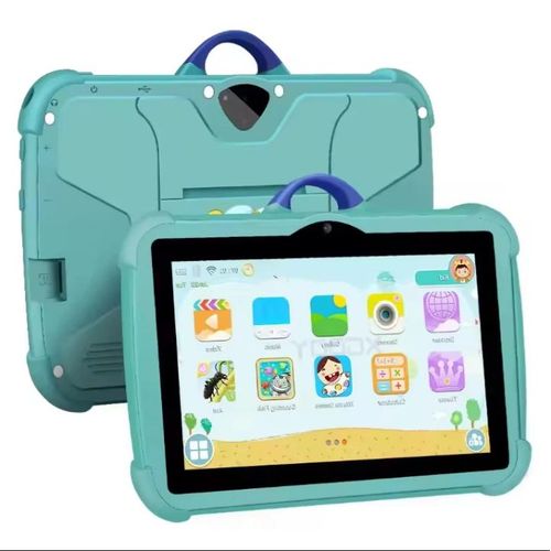 Colourful educational tablet 7 inch quad core processor 4GB RAM 64GB ROM kids studying gaming tablet PC with case